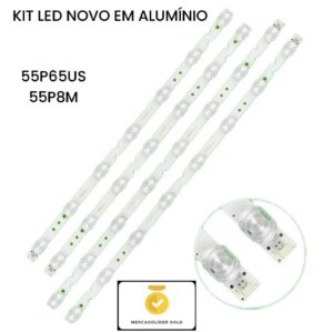 Barramento Led 55p65us 55p65 55p8m Novo Em Alumínio Com Nf